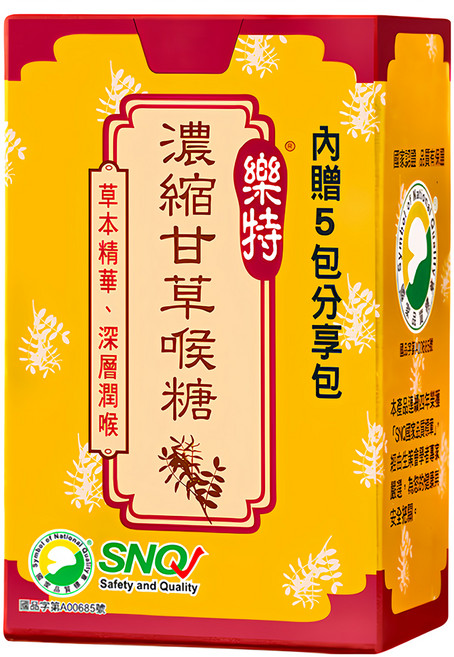 樂特 濃縮甘草喉糖 + 分享包 x 5包, 16g, 1盒