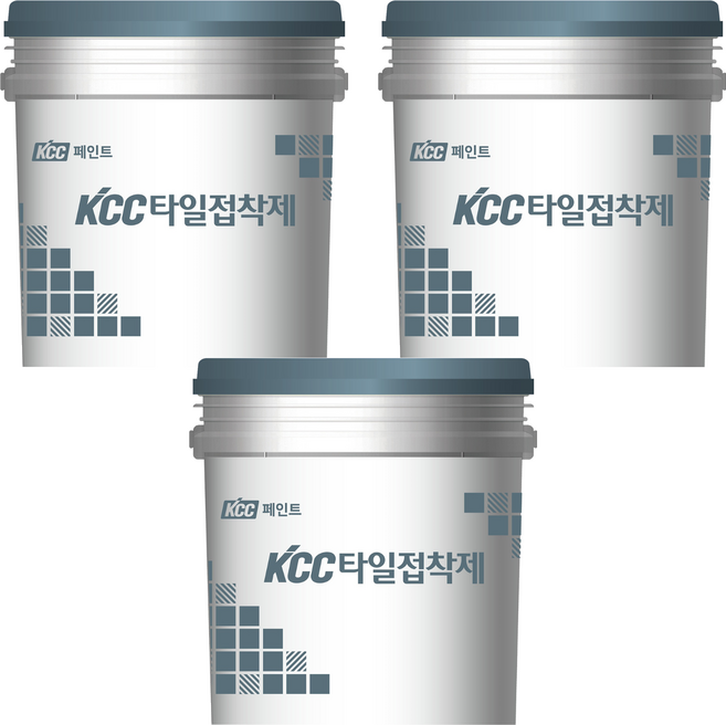 KCC페인트 타일접착제 4kg, 3개