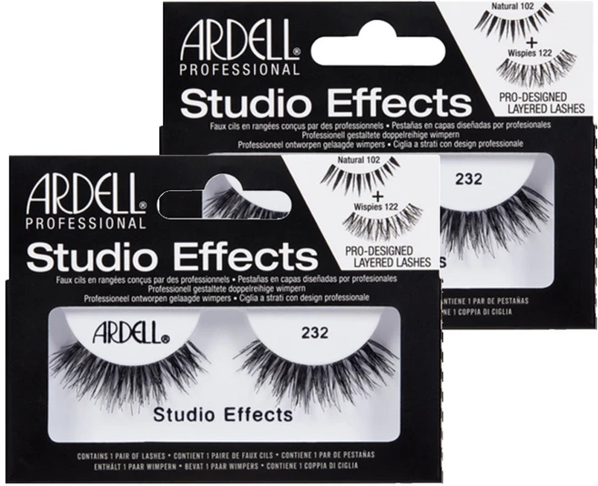 아델 STUDIO EFFECTS 인조 속눈썹, 232호, 2개 - 쿠팡