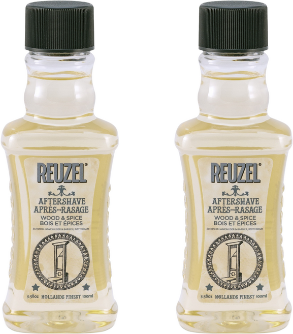 REUZEL 鬍後化妝水 木質香, 100ml, 2個