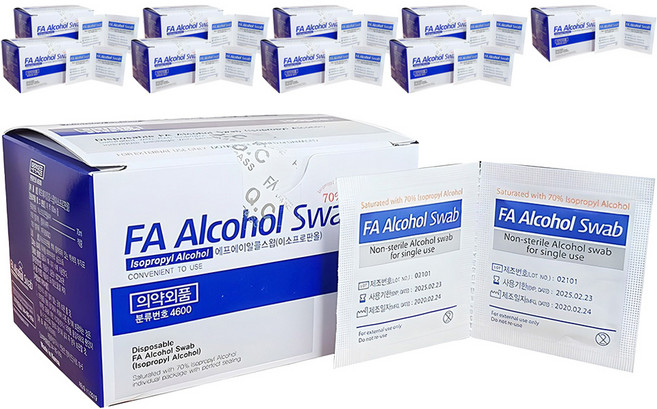 에프에이 알콜 스왑, 100개입, 10개