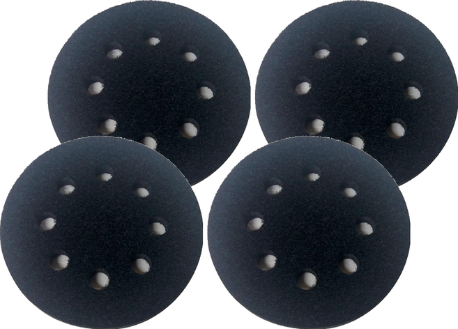 스마토 벨크로 백업 그라인더 쿠션 중간패드 8홀 127mm, 4개