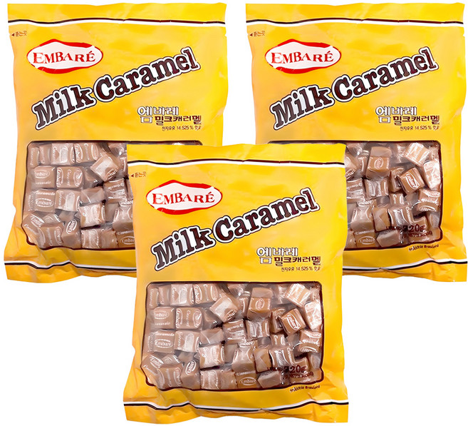 엠바레 밀크 카라멜, 720g, 3개