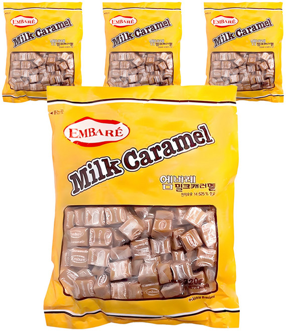 엠바레 밀크캐러멜, 720g, 4개