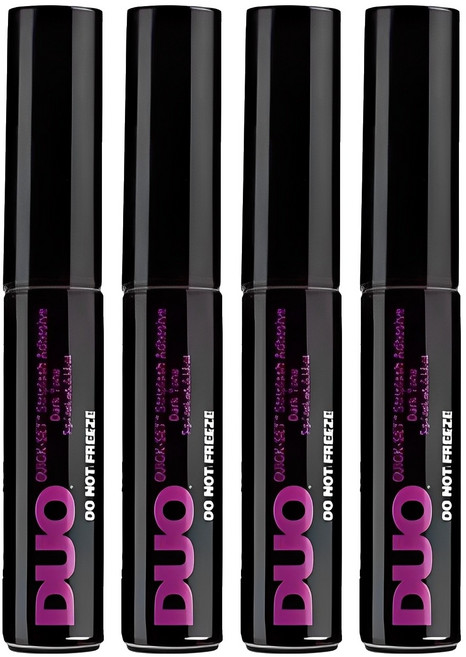 듀오 퀵셋 속눈썹 접착제, 다크, 4개