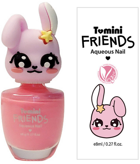 투미니 프렌즈 수성 네일 8ml, 피치핑크토끼, 1개