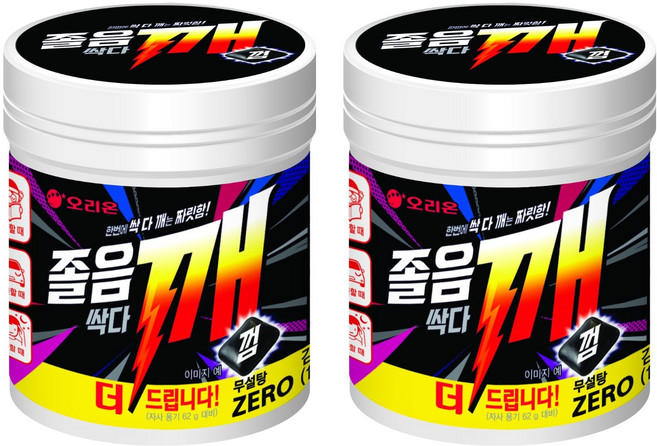 오리온 졸음싹다깨껌, 102g, 2개