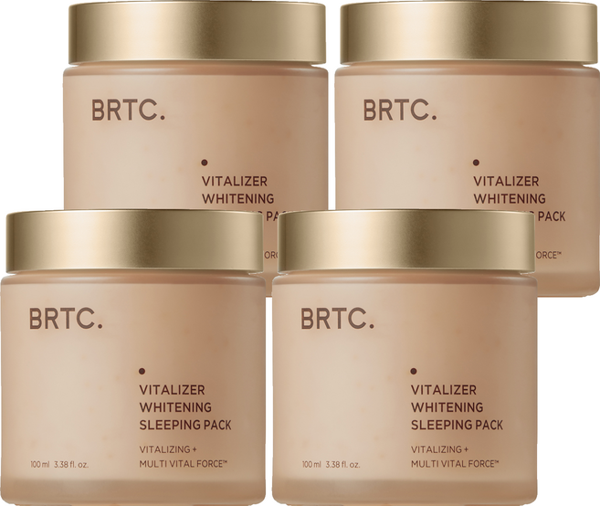 BRTC. 綜合維生素亮白晚安面膜霜, 100ml, 4罐
