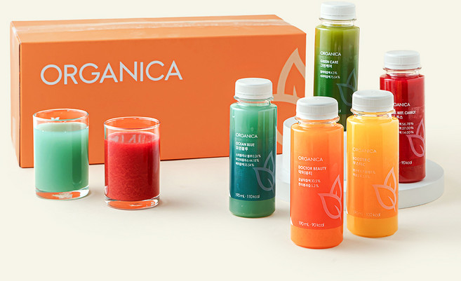 올가니카 3Days 클렌즈 미니 주스, 190ml, 21개