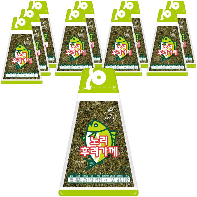 이엔푸드 노리 후리가께, 50g, 10개