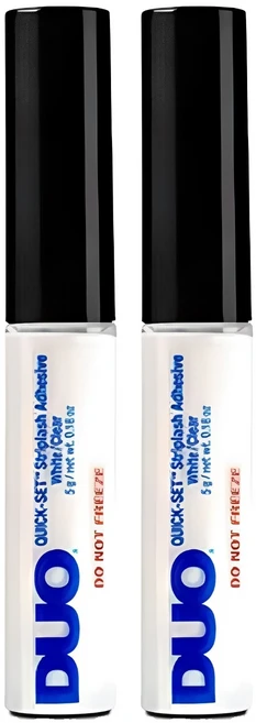 듀오 퀵셋 속눈썹 접착제, 클리어, 2개 - 쿠팡