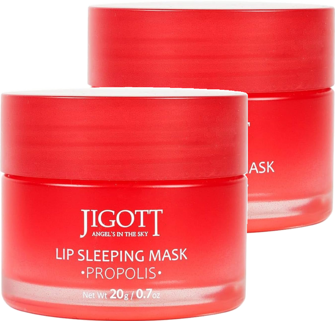JIGOTT 蜂膠 晚安唇膜 20g 滋潤保濕 唇部護理, 1罐, 2罐