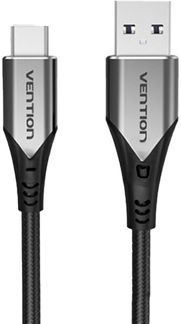 VEnTIOn 威迅 COF系列 5A TYPE-C 極速 USB 充電傳輸線 2M, 灰色, 1條