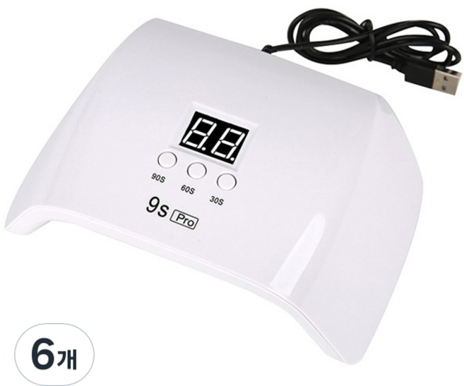 네일 젤램프 120W FuN Lamp - 02, 화이트, 6개