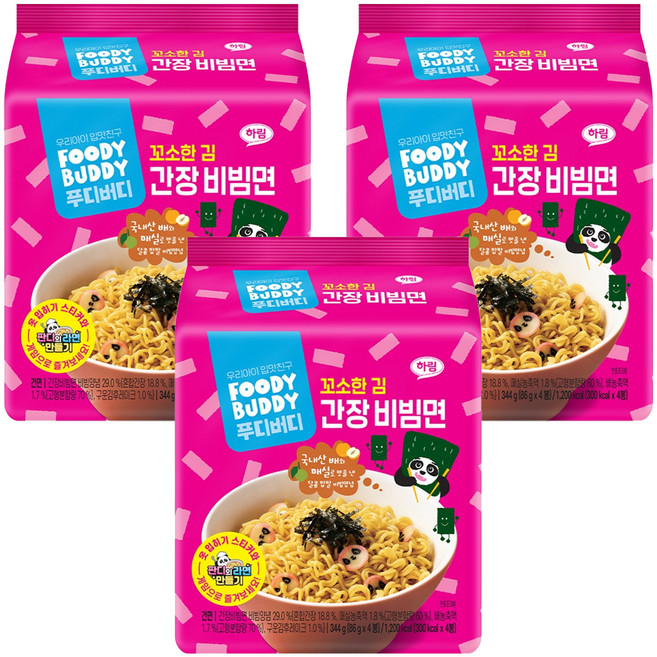 foodybuddy 香烤海苔醬油風味拌麵 86g, 12包