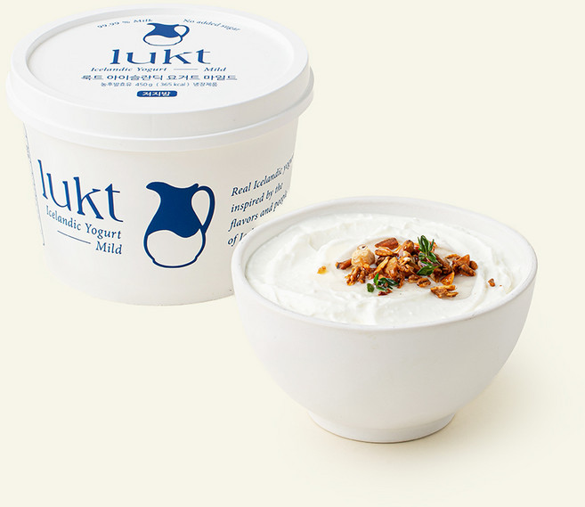 LUKT 아이슬란딕 요거트 마일드, 450g, 1개