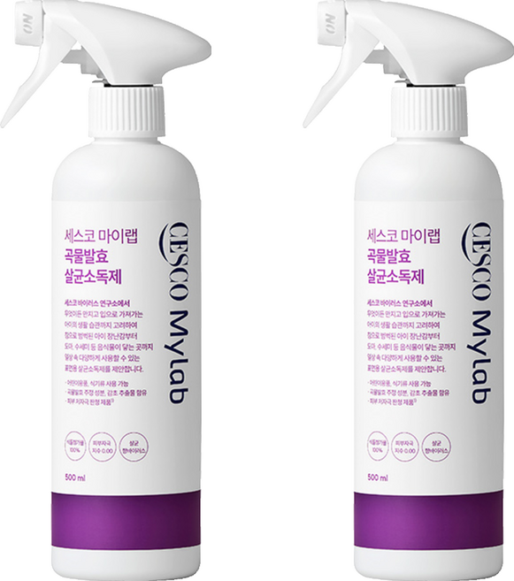 세스코마이랩 곡물발효 살균소독제, 500ml, 2개