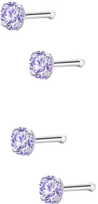 Brilliant Beauty 耀眼美人 閃耀鋯石鑽養耳棒 鈦鋼 過爐款 2對