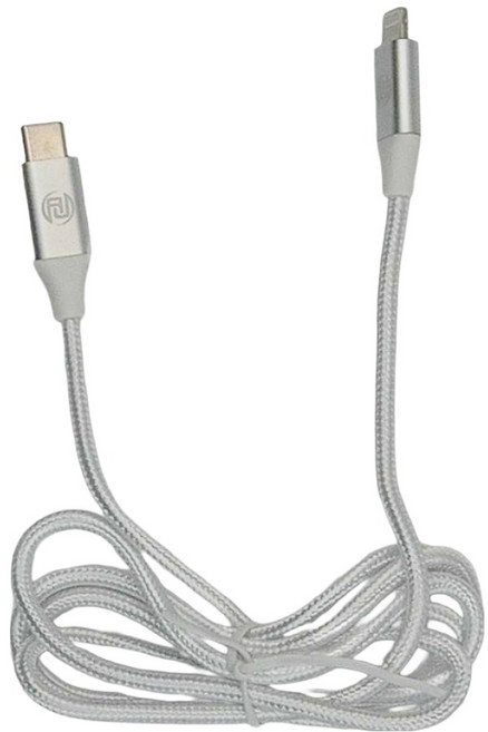 STAR TypeC-Lightning 快速充電傳輸線 3A, 1.2m, 銀色, 1條