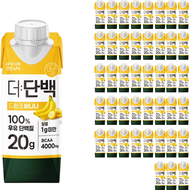 더단백 드링크 바나나, 250ml, 54개