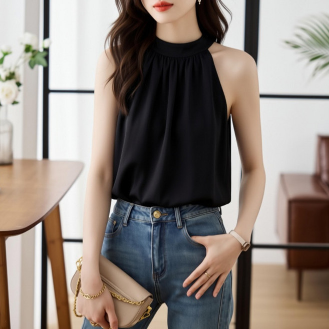 LUNA GIRL 女款 Teenie Imi 削肩抓皺上衣 L26SMBL031819