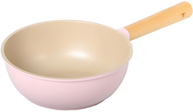 키친웰 국산 에띠 우드 IH 인덕션 궁중팬, 18cm, 1개