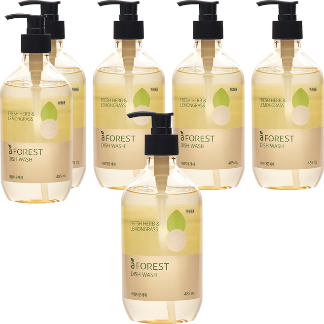에이포레 후레쉬허브 주방세제, 485ml, 6개