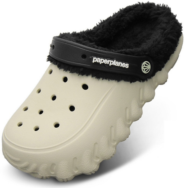 페이퍼플레인키즈 아동용 더블 쿠션 털 슬리퍼 샌들