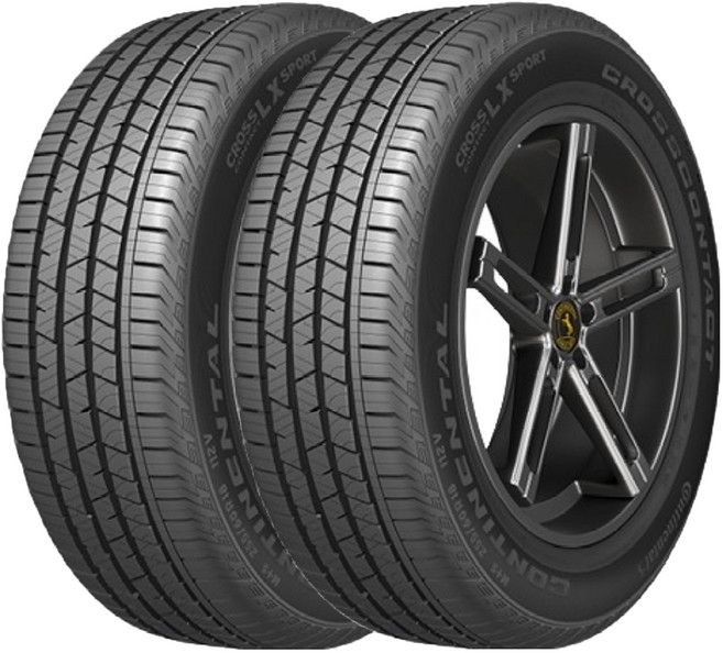 콘티넨탈타이어 크로스콘택트 LX스포츠 255/45R20/105V, 2개, 출장장착