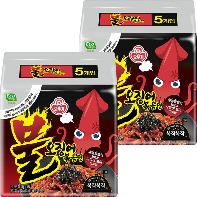 OTOKI 不倒翁 火辣魷魚炒麵 115g, 10個