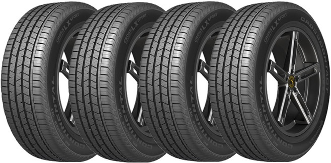 콘티넨탈타이어 크로스콘택트 LX스포츠 255/45R20/105V, 4개, 출장장착