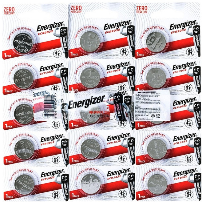 에너자이저 CR2032 코인건전지, 5개입, 3개