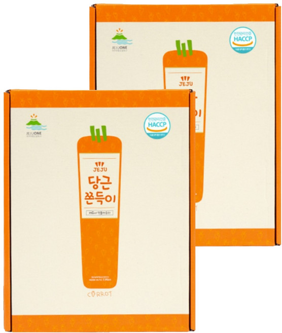 쫀득한제주 당근 쫀득이 15개입, 270g, 2개