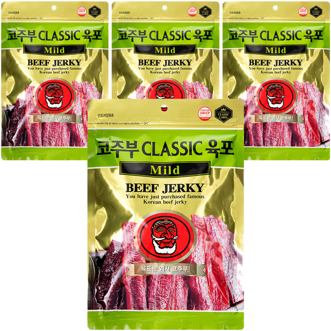 코주부 B&F CLASSIC 육포 Mild, 130g, 4개