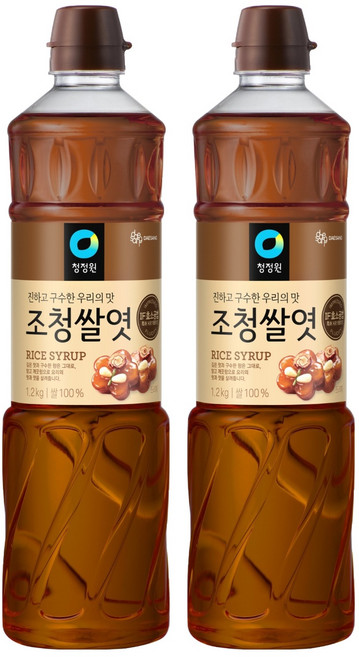청정원 조청쌀엿, 1.2kg, 2개