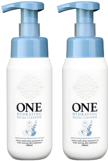 美琪 ONE 全面淨化洗顏慕斯 保濕, 180ml, 2瓶