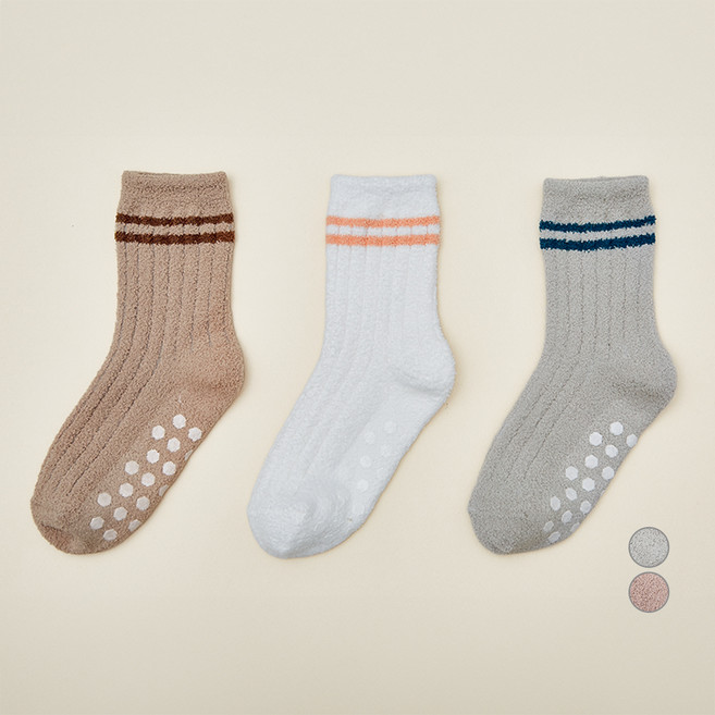 베이스알파에센셜 아동용 수면 양말 3종 세트