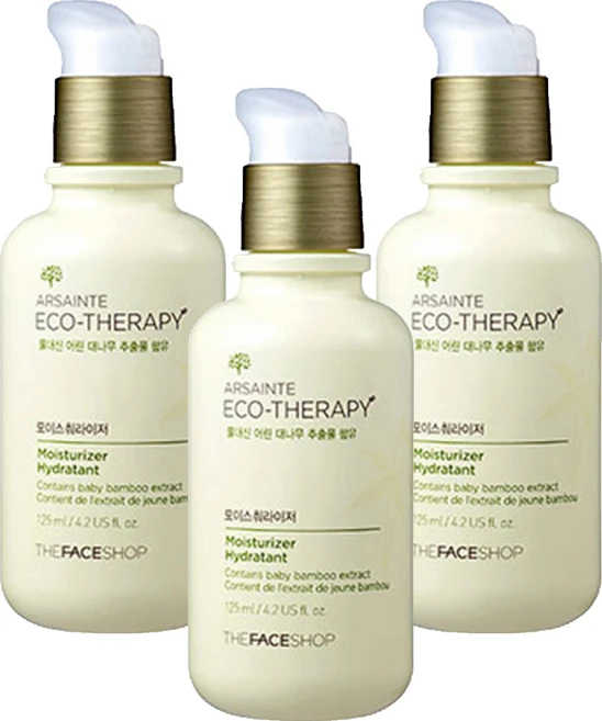 더페이스샵 아르쌩뜨 에코 테라피 모이스춰라이저, 125ml, 3개 - 쿠팡