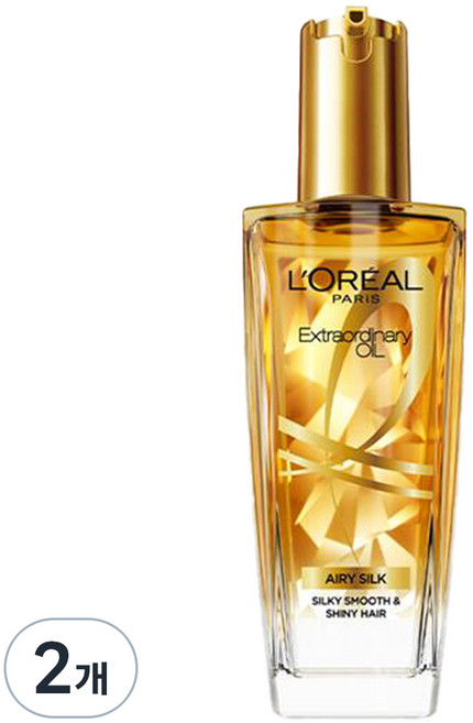 로레알파리 엑스트라오디네리 헤어오일 에어리 실크, 100ml, 2개
