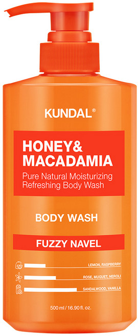 쿤달 허니 앤드 마카다미아 퓨어 바디워시 퍼지네이블향, 500ml, 1개