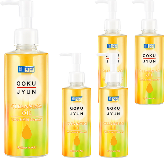 하다라보 고쿠쥰 클렌징 오일, 200ml, 5개