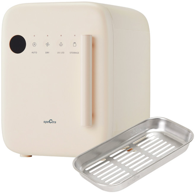 스펙트라 LED 컬러에디션 젖병 소독기 AAA0 + 스테인리스 밧드 세트, 소프트베이지, AAA013