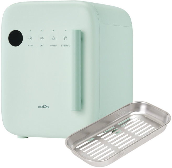 스펙트라 LED 컬러에디션 젖병 소독기 AAA0 + 스테인리스 밧드 세트, 소프트민트, AAA011