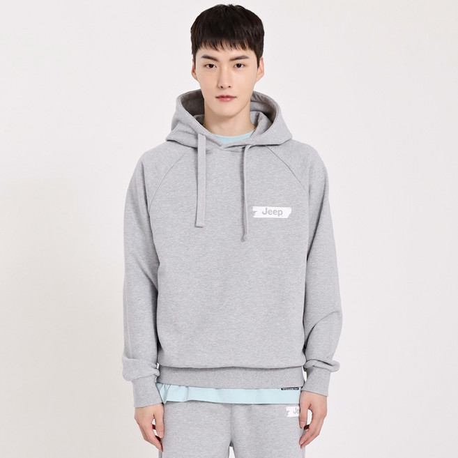 지프 남녀공용 라글란 후드 티셔츠 JM6THU042