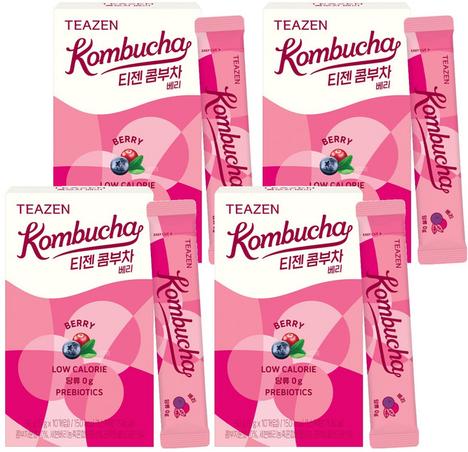 티젠 콤부차 베리, 5g, 10개입, 4개