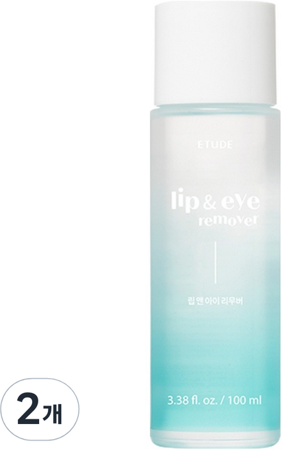 에뛰드 립 앤 아이 리무버, 100ml, 2개