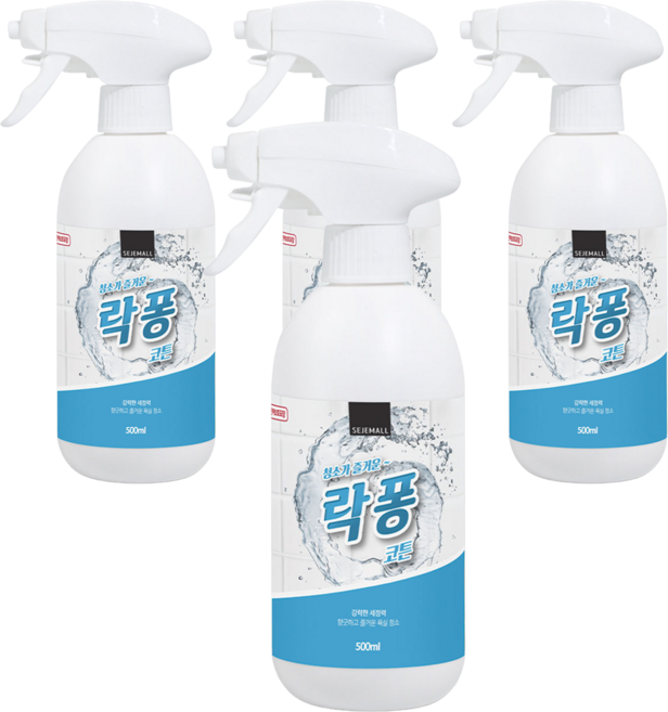 락퐁 코튼 분사형, 500ml, 4개