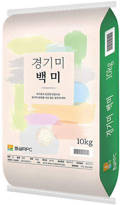 화성RPC 경기미 백미 특등급, 10kg, 1개