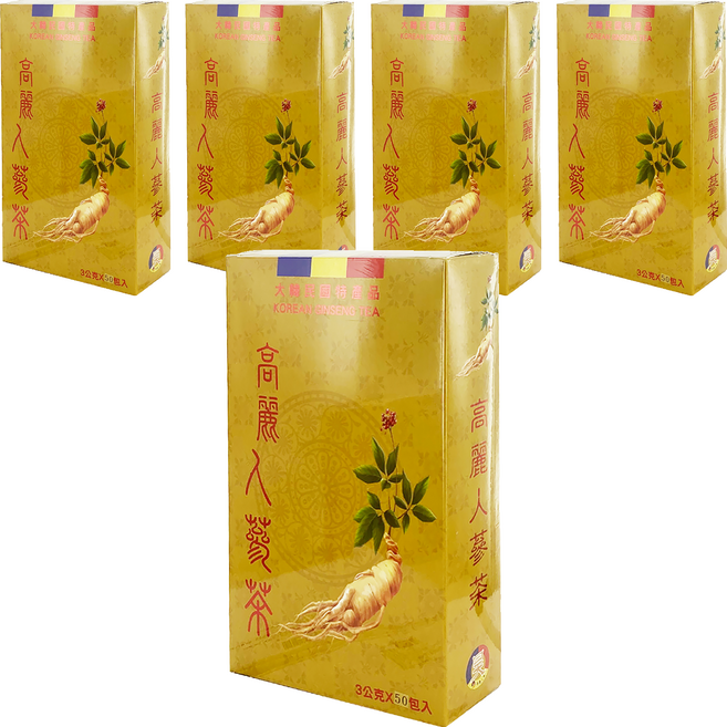 昊之蔘 高麗人蔘茶, 3g, 50包, 5盒