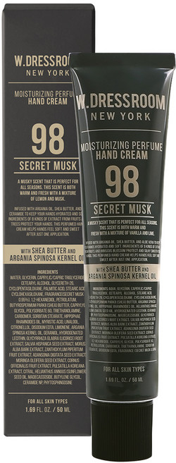 더블유드레스룸 퍼퓸 핸드크림 98 시크릿머스크, 50ml, 1개